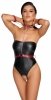Otwarte błyszczące body Tubebody Bondage S